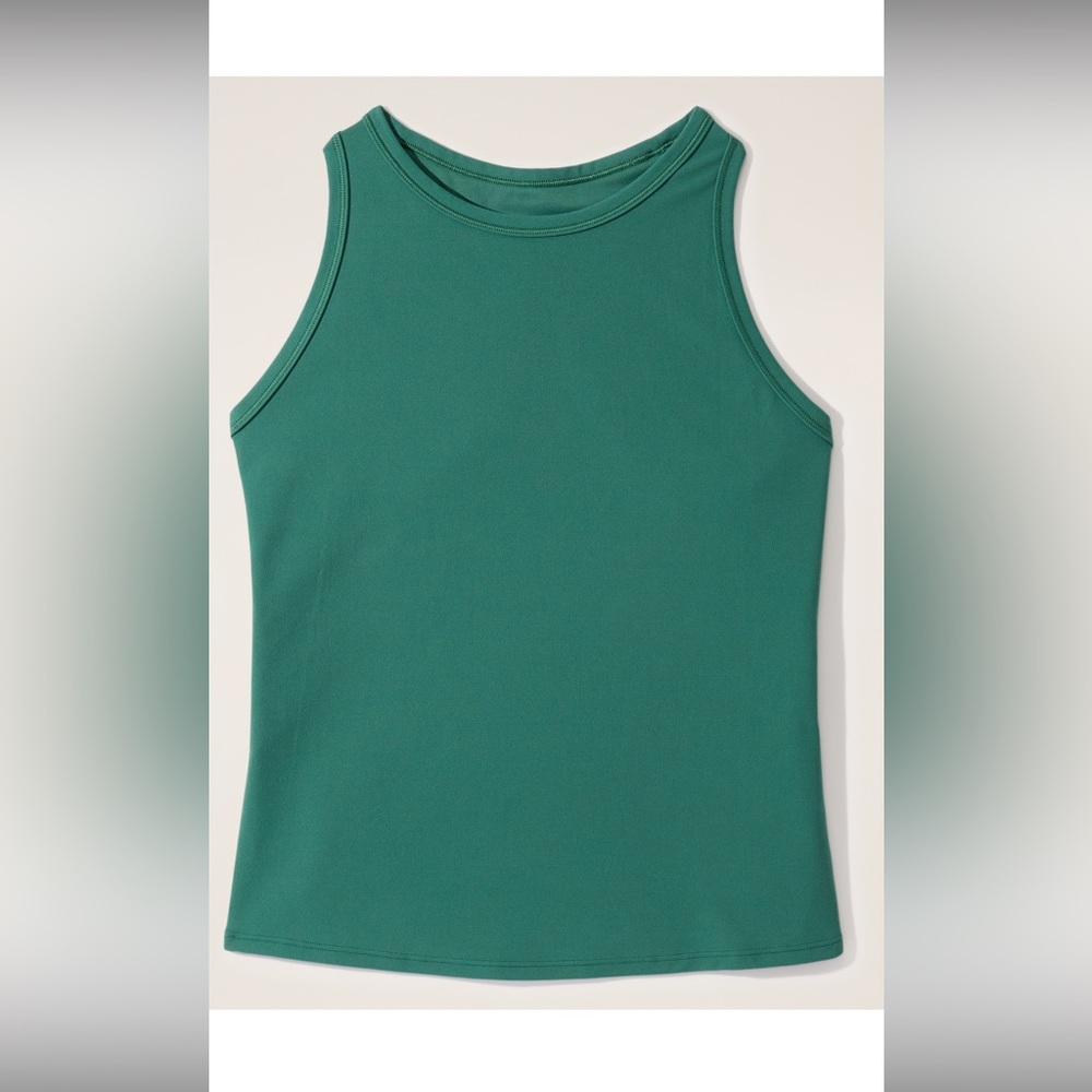 NWOT Athleta Transcend Racerback Tank in Trillium Green